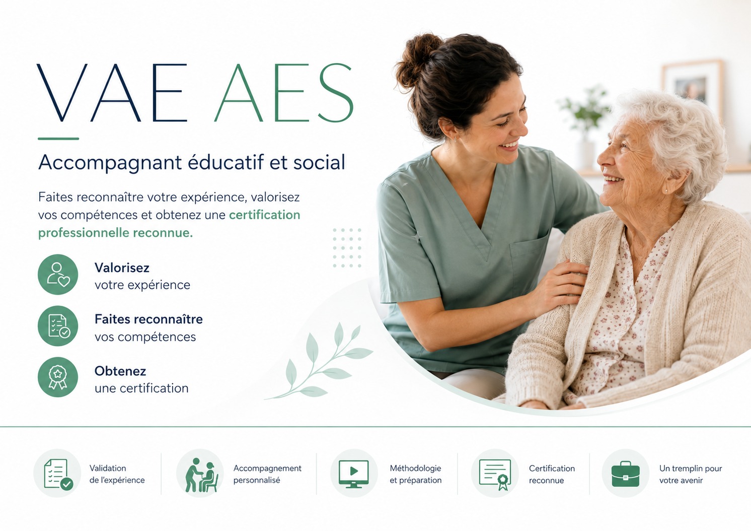 VAE AES - Obtenez votre diplôme DE AES 2026 2 VAE DEAES